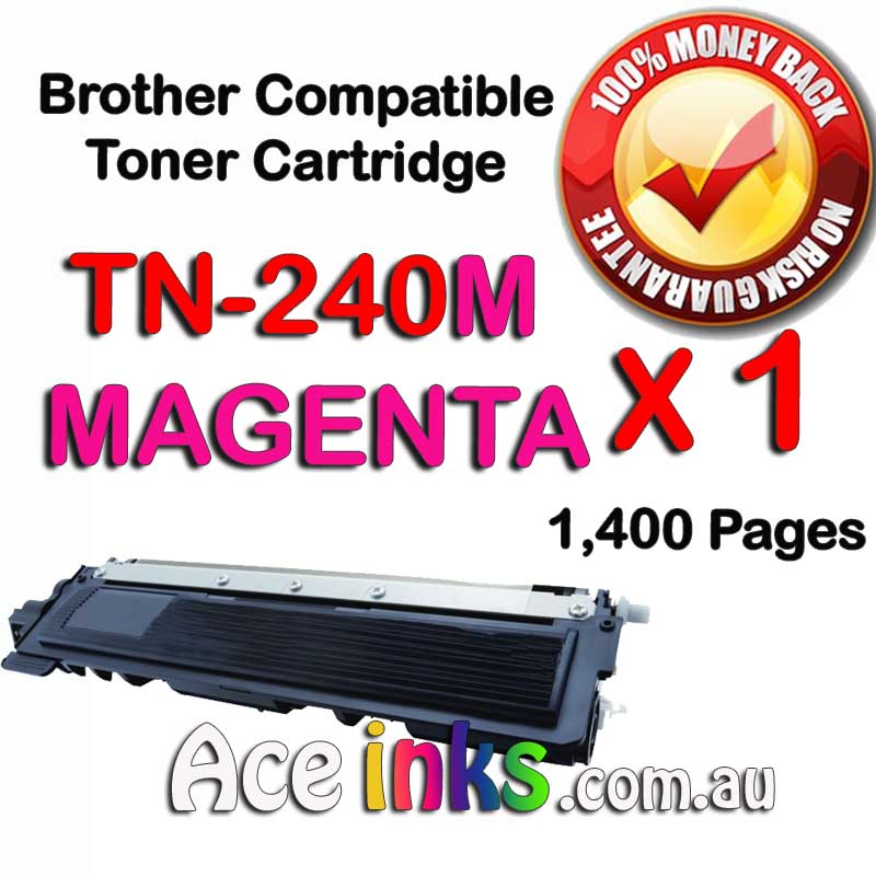 Compatible Brother Toner TN-240M MAGENTA Toner Cartridge